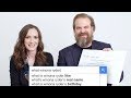 Winona Ryder and David Harbour answer the most searched questions about them