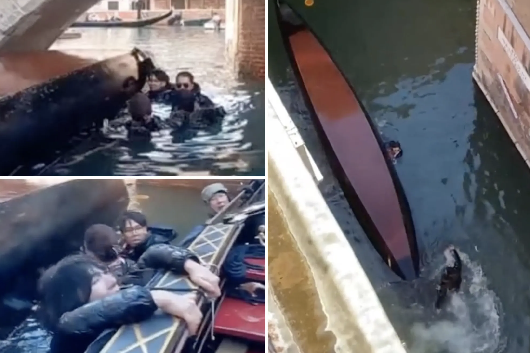 Gondola capsizes in Venice after tourists refuse to stop taking selfies